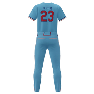 Conjunto de Camiseta de Béisbol Personalizada con Logotipo de Equipo, Sublimada, para Hombre, 100% Poliéster, Secado Rápido, Transpirable, 300 Gramos de Peso de Tela - Product Image 2