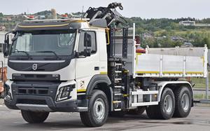 Camion benne Volvo FMX 460 2024 avec grue 6X4 Diesel Automatique Euro 6 pour transport logistique - Product Image 2