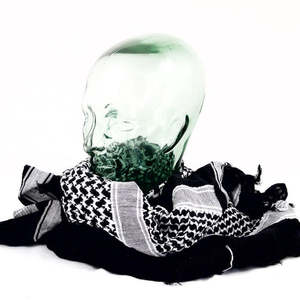 Bufanda Shemagh de algodón de 110x110cm, Keffiyeh táctico árabe del desierto con bufandas y chales étnicos de camuflaje, bufanda táctica Shemagh - Product Image 4