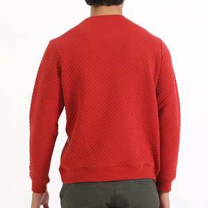 Sudaderas de Hombre al por Mayor, Cuello Redondo, Manga Larga, Sudadera con Bordado Personalizado, Sudaderas de Algodón para Hombre - Product Image 4