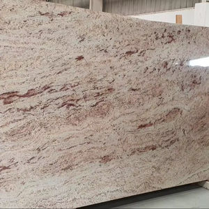 Losas de granito marrón marfil de diseño moderno Superficie de losa grande pulida - Product Image 1