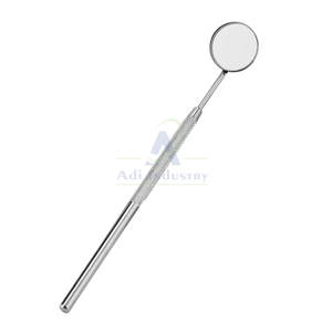 Miroir buccal médical dentaire en acier inoxydable manuel à prix raisonnable en stock avec poignée ergonomique Utilisation professionnelle - Product Image 1