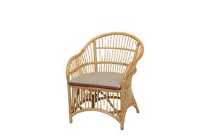 Sillón Atama de Ratán Modular, Silla de Descanso Acolchada, Diseño Moderno, Madera de Indonesia, para Sala de Estar, Apartamento, Hotel, Oficina en Casa - Product Image 6