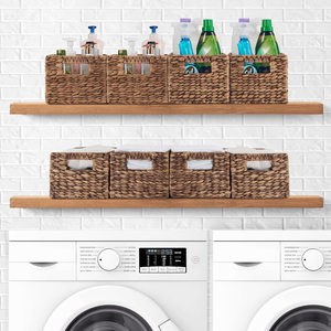 Wholesale Price Woven Storage Home Basket and <b>Bin</b> Storage Handmade Muti function Water Hyacinth Basket Storage - Product Image 6