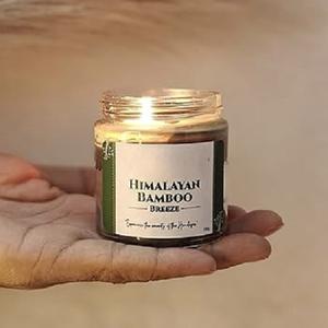 Vela aromática de bambú del Himalaya con aroma suave para noches relajantes noches de hogar relajantes y Decoración elegante DE LA India - Product Image 6