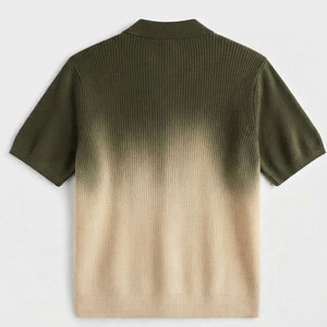 Polo en tricot pour homme, polo en tricot décontracté de qualité supérieure à manches courtes, couleur et taille personnalisées, logo, fabricant de vêtements - Product Image 2
