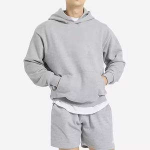 Sudaderas con Capucha de Forro Polar Grueso de Lujo para Hombre, Unisex, Estilo Urbano, Color Sólido, Manga Regular, con Logotipo Personalizado de tu Marca, Venta al Por Mayor 2024 - Product Image 5