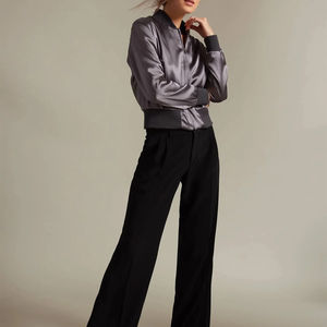 Blouson bombardier baseball Letterman vintage pour femmes à vendre en gros blouson bombardier femme haute qualité avec logo personnalisé à bas quantité minimale de commande - Product Image 6