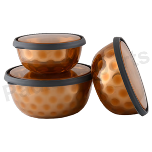 Juego de 3 Recipientes con Tapa de Acero Inoxidable Ultra Duraderos, Ecológicos, un Elegante Complemento para la Cocina Moderna del Hogar - Product Image 1