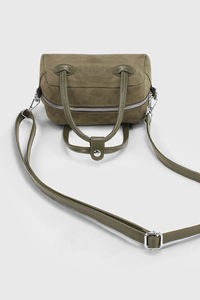 กระเป๋าโบว์ลิ่งผู้หญิงคุณภาพสูง หนัง PU รับทำโลโก้ แฟชั่น ซิป กระเป๋าสะพายไหล่ บุผ้าแคนวาส ราคาโรงงาน - Product Image 4