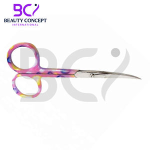 Instruments de beauté pour le soin des ongles avec logo personnalisé Ciseaux incurvés en acier inoxydable pour le salon-Manucure Pédicure avec pointe pointue - Product Image 3