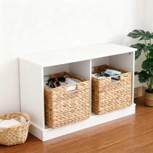 <b>Square</b> water hyacinth <b>basket</b> Handmade Storage <b>Basket</b> Wholesale eco-friendly Made in Vietnam - Product Image 5
