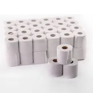 批发定制2层3层4层100% 原始纸浆软卫生纸纸巾卷