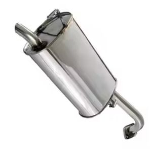 Venta directa de fábrica, accesorios de sistema de escape automático de alto rendimiento, silenciador de escape de acero inoxidable 409 para Toyota Corolla - Product Image 2