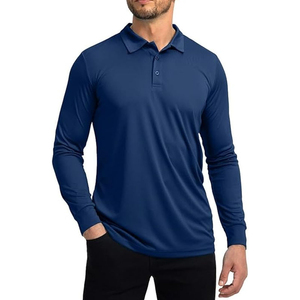 Camiseta de Manga Larga para Hombre, Diseño Nuevo, 100% Algodón, Transpirable, Tallas Grandes, Estilo Casual - Product Image 1