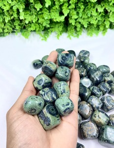 Jaspe Kambaba a precio de fábrica, piedra caída, cristal curativo pulido verde Natural, Feng Shui, artesanía tallada para decoración del hogar - Product Image 2