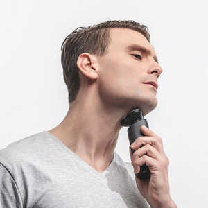 Afeitadora Eléctrica Recargable con Cuchilla Rotatoria de Acero Inoxidable, Negra, Lavable, Sistema de Afeitado para Cara y Cuerpo, Repuesto de Cuchilla - Product Image 2