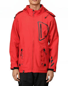 Vente de gros Elite Premium Nouveau Softshell à capuche réglable à poignets élastiques Pour hommes Veste de confort unique avec logo personnalisé - Product Image 6