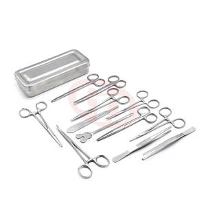 Instrumentos quirúrgicos generales reutilizables con soporte de aguja de herramientas de acero inoxidable para profesionales médicos conjunto quirúrgico general - Product Image 2