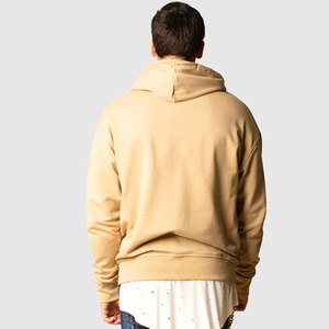 Sudadera con capucha para hombre, forrada de sherpa, extragrande, 100% algodón, con cremallera, para correr, con logo personalizado, OEM, invierno, venta al por mayor - Product Image 4