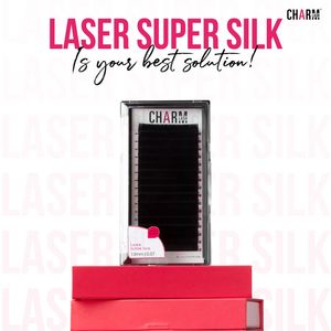 CharmLash láser de larga duración, seda, extensión de pestañas individuales, láser, pestañas tecnológicas, bandejas de pestañas, venta al por mayor, caja personalizada de seda - Product Image 2