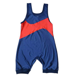 Combinaisons de lutte de conception unique et haute performance, logo personnalisé, couleur unie - Product Image 1