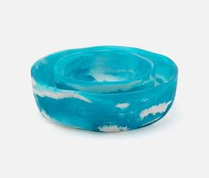 Personnaliser coloré fait à la main moderne de luxe pleine résine bol base lavable au lave-vaisselle personnalisable pour chocolat bonbons bonbons bijoux - Product Image 2