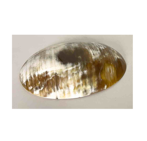 Plateau à savon en corne de buffle de qualité standard Porte-savon en corne naturelle de forme ovale au design moderne Prix supérieur - Product Image 1