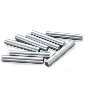 Pasador Cónico de Acero Inoxidable y Aluminio con Extremo Plano para Rodamientos y Posicionamiento, Pasador Cilíndrico Sólido - Product Image 1
