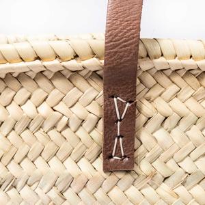 Sac fourre-tout d'épaule en paille tressé à la main, ouvert, à deux anses, imperméable, avec doublure en polyester, capacité 3L+, pour la plage et les voyages - Sac à main tendance - Product Image 6