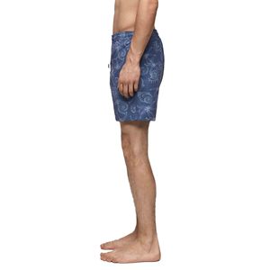 Short de plage extensible dans 4 sens personnalisé de haute qualité imprimé par sublimation fleur solide taille moyenne Style décontracté poches zippées fermeture éclair - Product Image 3