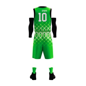 Vente en gros Maillot de basket-ball uniforme OEM logo personnalisé grande taille haute qualité 100% polyester unisexe - Product Image 2