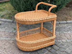 Mesa de centro de mimbre sobre ruedas, mesa sobre ruedas de Vietnam, nuevo estilo Popular - Product Image 4