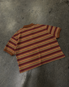 Camisetas Polo de Manga Corta para Hombre, Personalizadas, de Algodón Grueso, con Bordado de Rayas, Estilo Cropped, Marca Hongguan - Product Image 2