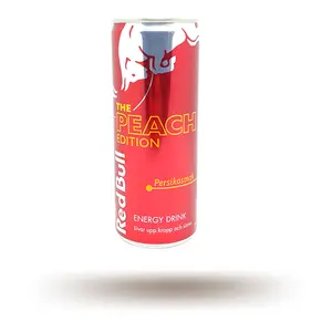Taze stok orijinal Red Bull şeftali baskı 250ml enerji içeceği toplu canavar enerji içecekleri Red Bull