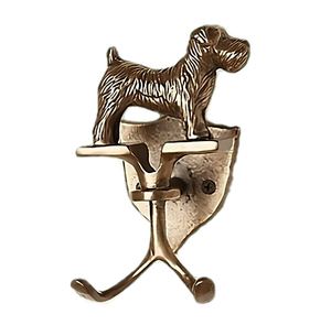 Crochet mural en métal de haute qualité Design minimal avec finition antique Décoration de bureau à domicile polyvalente et article utilitaire - Product Image 6