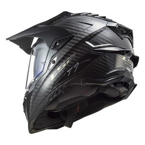 MX701 Explorer Carbon Enduro Hull Nuova Condizione Macchina per Intaglio Grafica Nera LS2 - Product Image 4