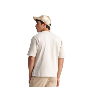 เสื้อยืดชายทรงพอดีตัวระบายอากาศได้ดีเสื้อยืดแนวสตรีทสวมใส่สบายเสื้อยืดผู้ชายทำจากโรงงาน - Product Image 2