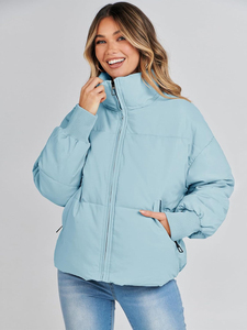 La última chaqueta acolchada para mujer, moda elegante, venta al por mayor, ropa de abrigo a granel de invierno, abrigo de moda cálido ligero, calidad - Product Image 5