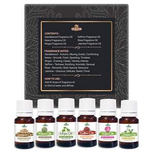 MYOC Difusores de aroma Aceites esenciales para el verano Juego de regalo fresco 10ml Paquete de 6 - Product Image 2