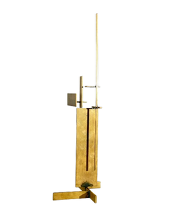 Gold Polished Aluminum Modern Sculpture <b>Table</b> Decor Medium Size Handmade Sculpture <b>for</b> Living Room Anniversary <b>Gift</b> - Product Image 1