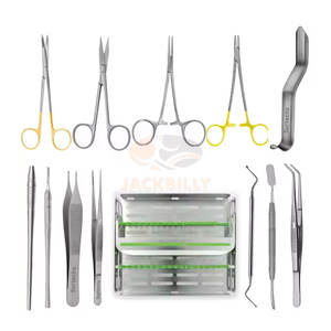 Top Notch 13Pcs Kit De Base De Chirurgie Orale De Qualité Supérieure Allemand En Acier Inoxydable Dentaire Chirurgical Medic Instruments Extraction De Dents - Product Image 1