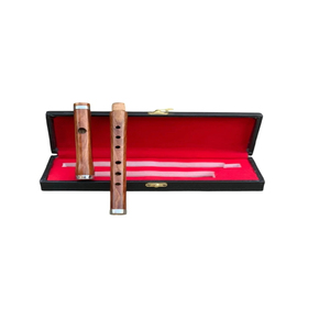 Flûte irlandaise professionnelle à trous ouverts, modèle D, avec 6 clés, fabriquée en bois de sheesham. Flûte classique en bois de rose naturel - Product Image 3