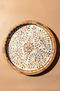 Rustic Mango <b>Wooden</b> <b>Serving</b> <b>Platter</b> For Family Gatherings Adding Authentic Natural Texture To Dining Experiences - Product Image 5