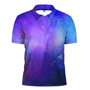 Men Solid Color Blank High Quality Fashion 100% Merino <b>Wool</b> Blue Polo <b>Shirt</b> - Product Image 5