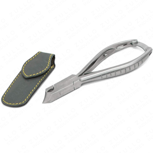 Custom Stainless Steel Finger Nail Clipper Cuticle Nipper Manicure <b>Pedicure</b> Tool <b>Set</b> with PU Leather Travel Case - Product Image 3