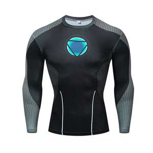 Hombres Precio de fábrica Venta caliente Custom Rash Guard Superventas Nuevo diseño Rash Guard Protección Uv Rashguard Hombres para surfear - Product Image 2