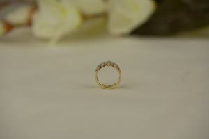 Anillo de diamante cultivado en laboratorio Premium 0,49 quilates corte redondo VS1 claridad IGI SGL certificado Oro rosa oro plata proveedor al por mayor - Product Image 6