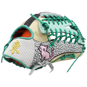 Guantes de bateo de béisbol impresos personalizados cuero PU duradero, correa de muñeca segura, espalda de malla transpirable para comodidad y estilo - Product Image 2