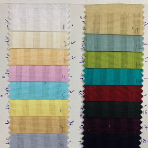 Tela de Organza de Algodón a Rayas Directo de Fábrica, 58 de Ancho, Material para Camisas para Hombre y Mujer |   Exportación de India - Product Image 1